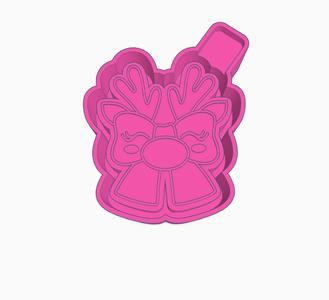 Reindeer Bow Mold Housing STL