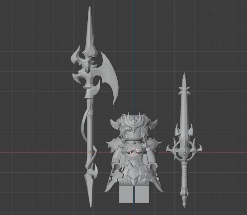 Miqo'te Dragoon from FF14  (block Compatible)
