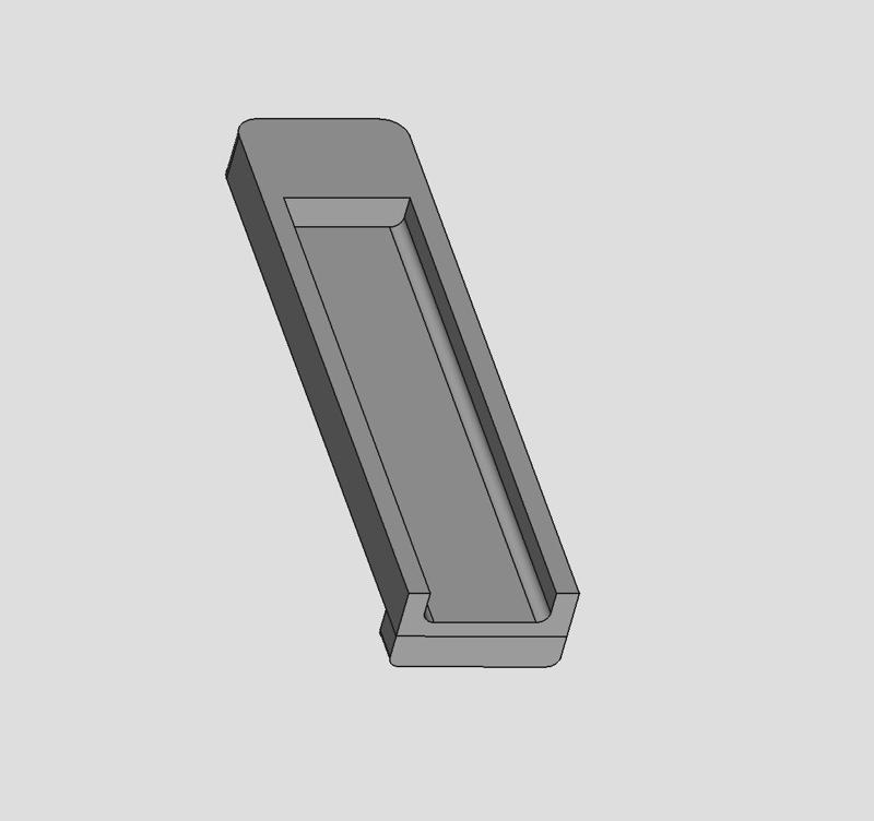 58 Cadillac - Insert fixation for Trico windshield wiper