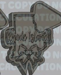 States with Bow Silicone Mold Housing - Rhode Island
