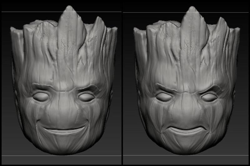 GROOT GUARDIANS OF THE GALAXY VOL 3 HEADSCULPTS ACTION FIGURE MARVEL LEGENDS