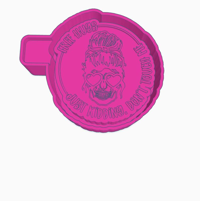 Free Hugs Just Kidding Mold Housing STL