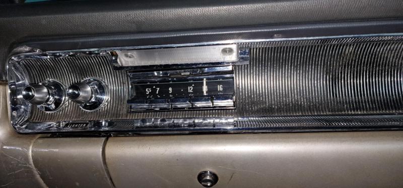 1958 Cadillac - cover for the reading people above the radio