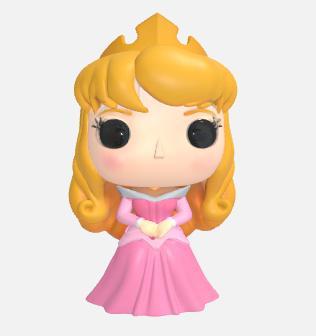 Aurora 3D Funko Pop Pop Style - Sleeping Beauty Princess Figure