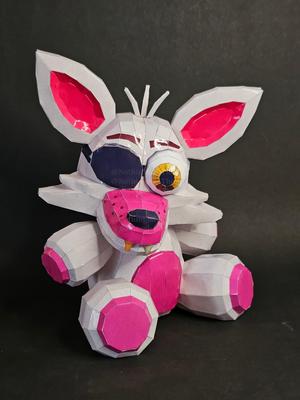 Mangle Plush Papercraft from Five nights at freddy's