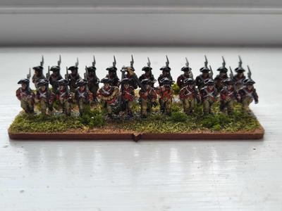 AWI Continental Infantry With Cocked Hats