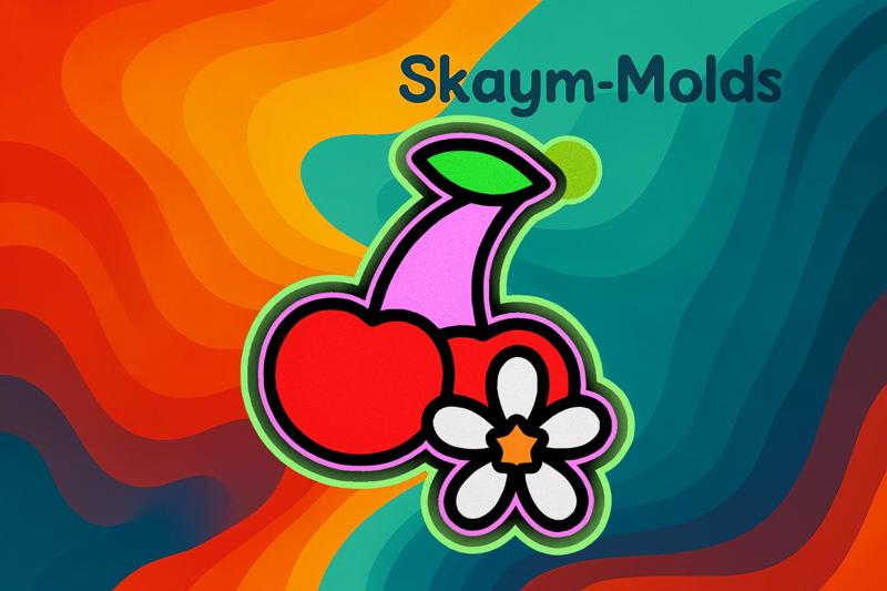 🍒🌸 Cherry Blossom Design Mold – Freshie, Ornament, Resin & Candle Mold