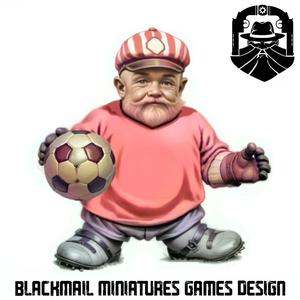 DWARF SOCCER GOAL KEEPER PLAYER FANTASY SOCCER FOOTBALL OLDHAMMER GAME