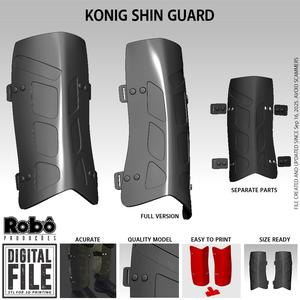 Konig Shin Guard Cosplay Leg Armor - Modern Warfare 2 / 3 - WARZONE - STL model 3D print file