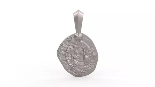 Pisces Amulet Pendant