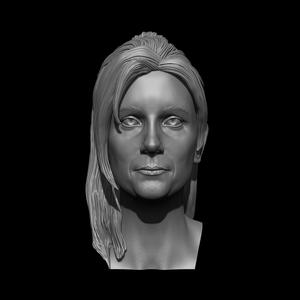 Pam Beesley – The Office 3D Printable Bust STL and OBJ