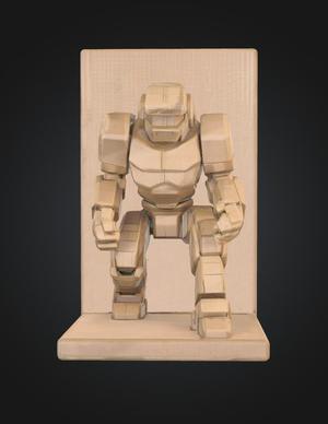 Futuristic Sentinel-Guerrero.