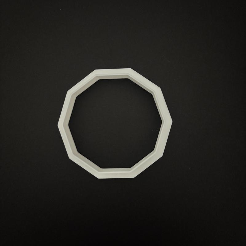 Decagon Cookie Cutter – STL for Cookies, Fondant & Polymer Clay