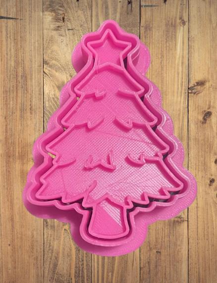 Cookie Cutter / Stamp (Christmas Tree)