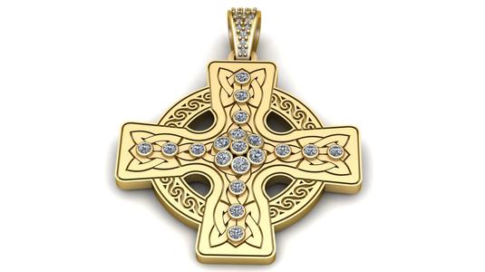 Celtic Cross Pendant 3d printable model