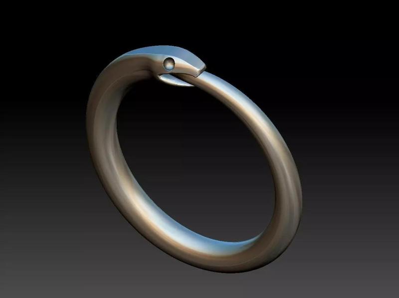 Ouroborus Straight ring