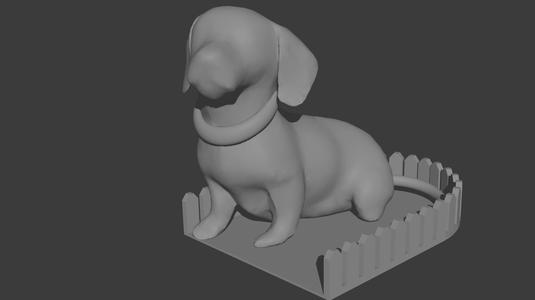 Dachshund Dice Tower