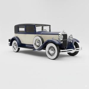 1927 Studebaker President - Vintage American Classic Car 3D Print Model - Roaring Twenties Automobile