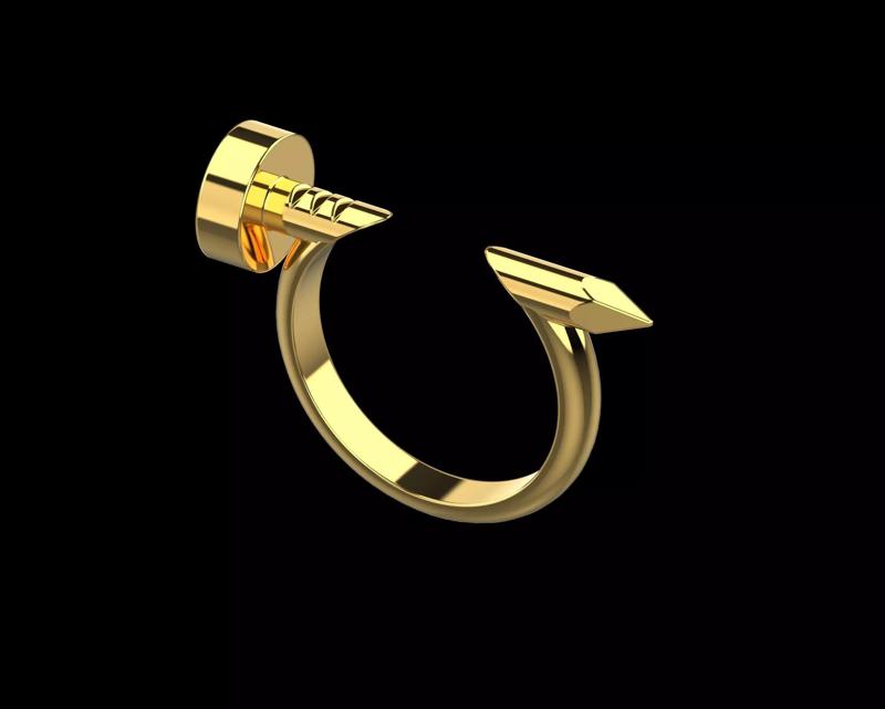 Nail Ring In The Finger 15 Size N93