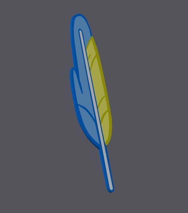 Feather Wand - Kids Play, Dress Up, and Cosplay Prop