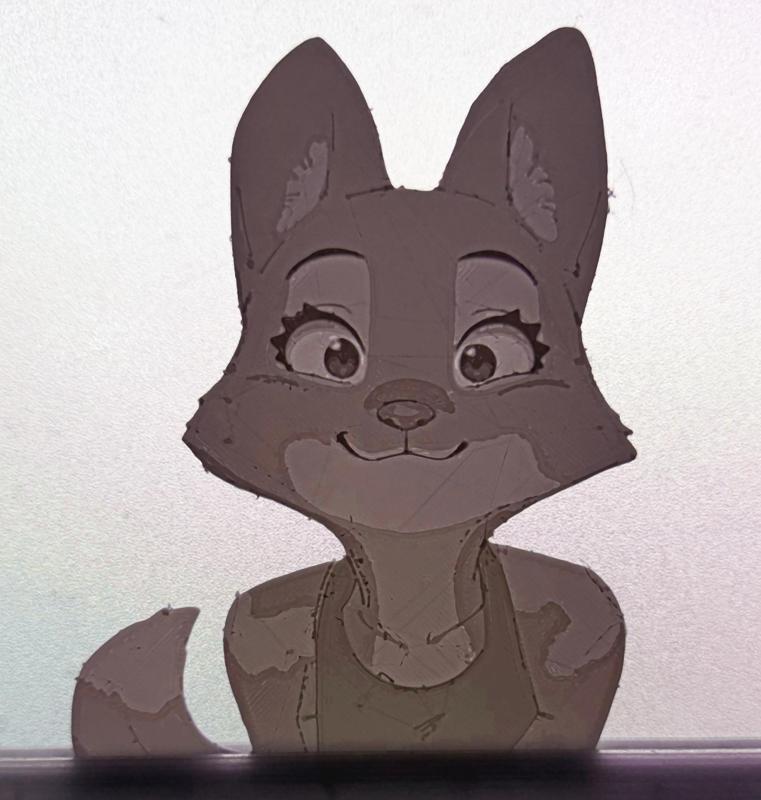 Foxy -SFW -Rule 34 - Lithophane