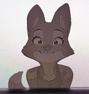 Foxy -SFW -Rule 34 - Lithophane