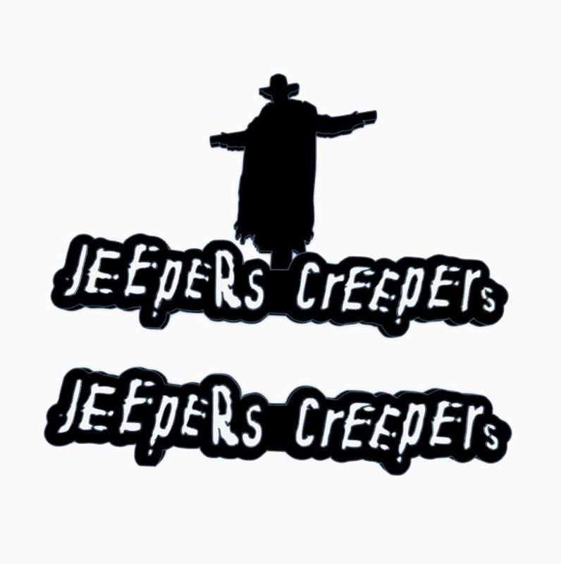 2x JEEPERS CREEPERS V1 Logo Display by MANIACMANCAVE3D