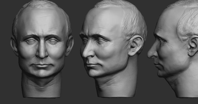 Vladimir Putin 1/6 head