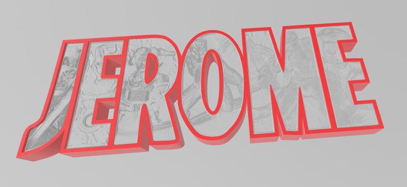 Litho Lamp Marvel Jerome