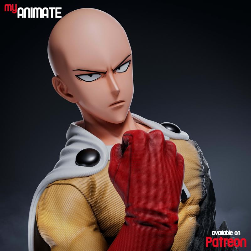 SAITAMA- 3D PRINTABLE FIGURE
