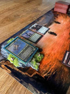 Tray Commander - EDH - Mountains - Magic The Gathering