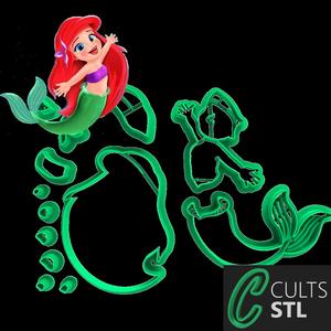 CORTADOR PEQUENA SEREIA 2 - 7cm