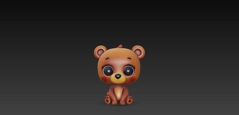 Cute Sitting Teddy Bear