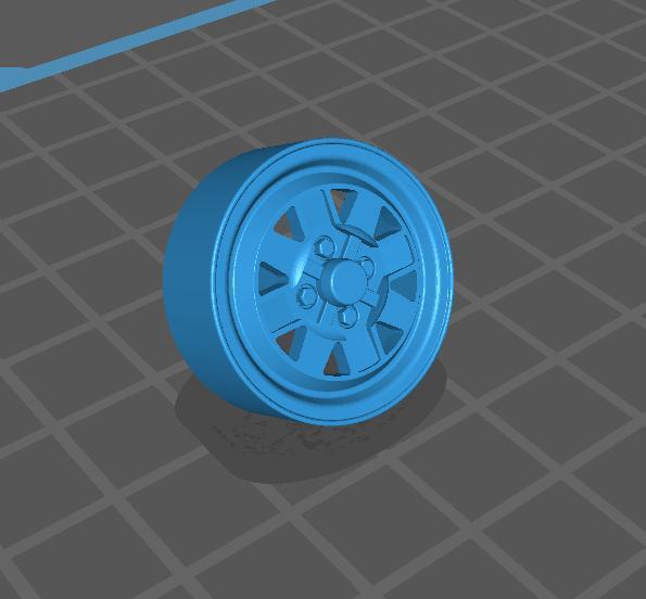 Fiat 131 Mirafiori Vintage Wheels for scale model