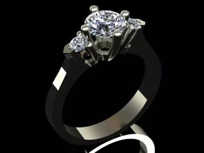 Luxury Engagement Diamond Ring