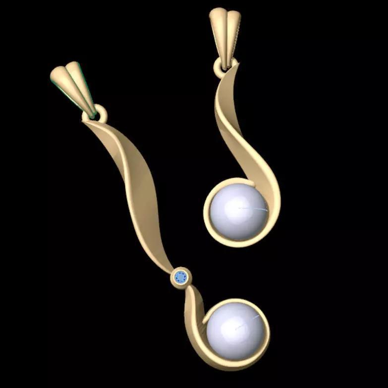 Minimal Pearl Pendant