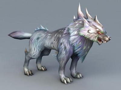Magic Wolf 3D Model