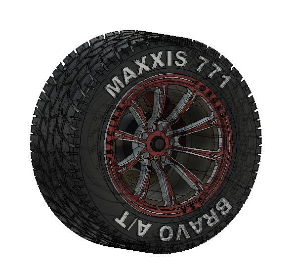 Miniscale Wheel MX10 OFFROAD