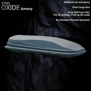 Miniature car roof cargo box Thule 626 Force XXL