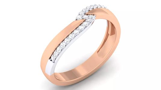 Couple Band Ring 3dm mgx render detail
