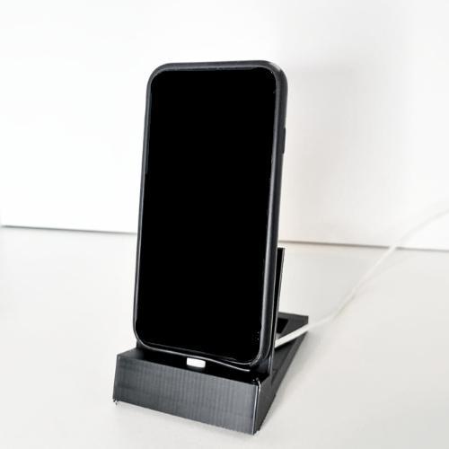 Minimalist design Phone stand with charger clip