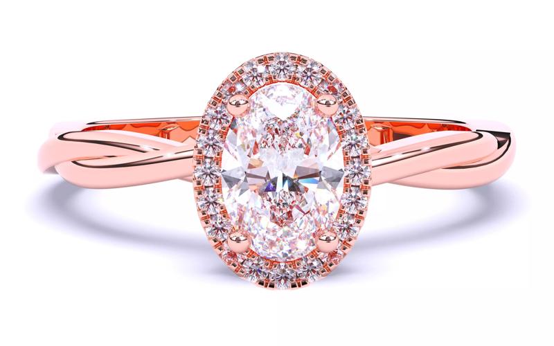 Solitaire Engagement ring 3dm stl renders details