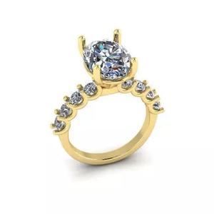 Solitaire oval ring Model 7513