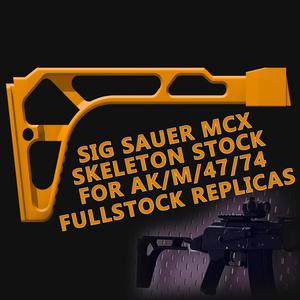 Sig Sauer MCX Stock for AKM/AK47/AK74 Fullstock Airsoft Replicas