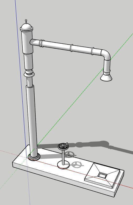 Steam locomotive hydraulic pump (1/32)
