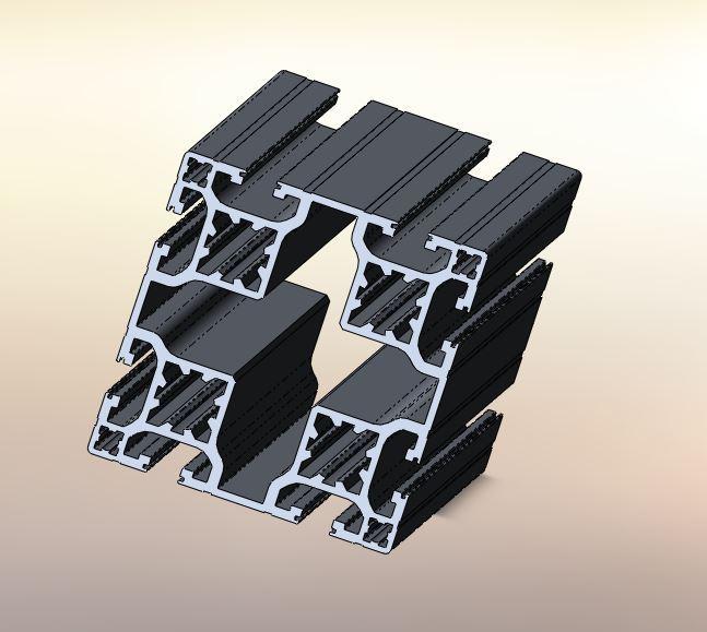 ALUMINUM PROFILE 8080 DIFFERENT LENGTHS