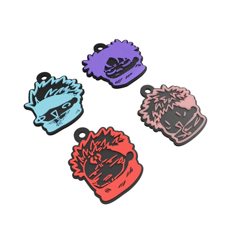 Jujutsu Kaisen Chibi Keychains 4pack