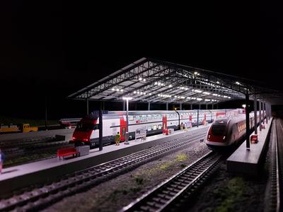 Lausanne railway station 1/87