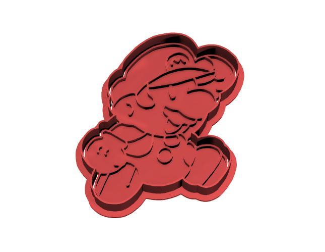 Cookie Cutter Mario Paper