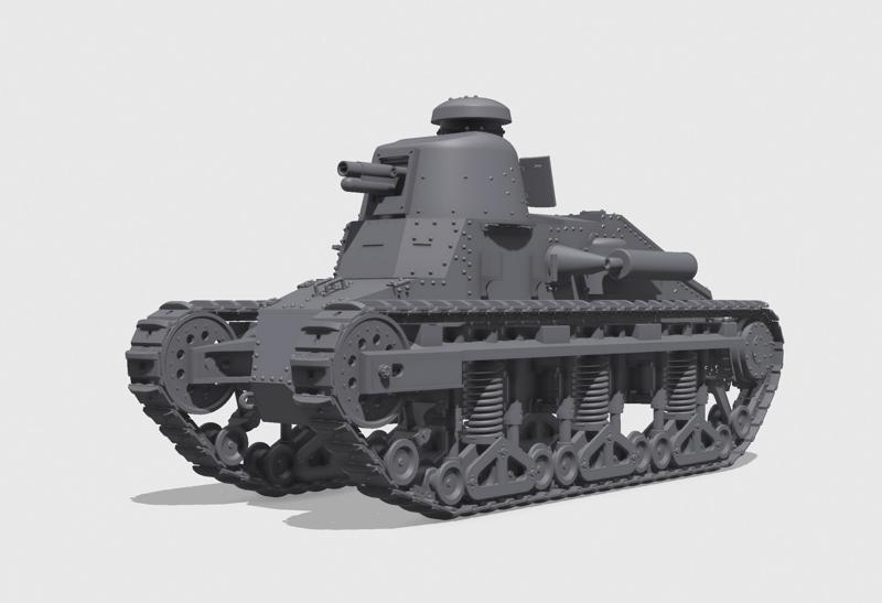 1-35 scale French inter-war Renault NC1 / NC27